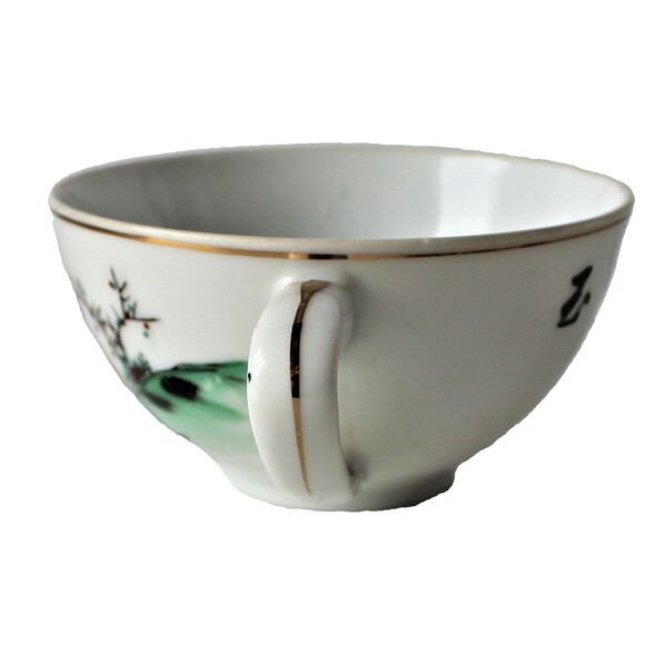 Vintage Tea Cup and Saucer Porcelain Ceramic Made in Japan - Picture 3 of 8